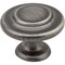 Elements 1-5/16" Diameter Brushed Pewter Round Arcadia Cabinet Knob 107BNBDL - alternate 1
